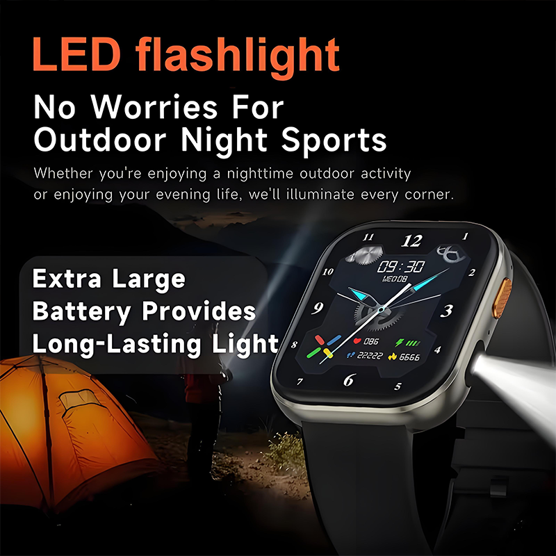 New 1000mAh Large Battery Smar - Fall Detection Watch recension och pris