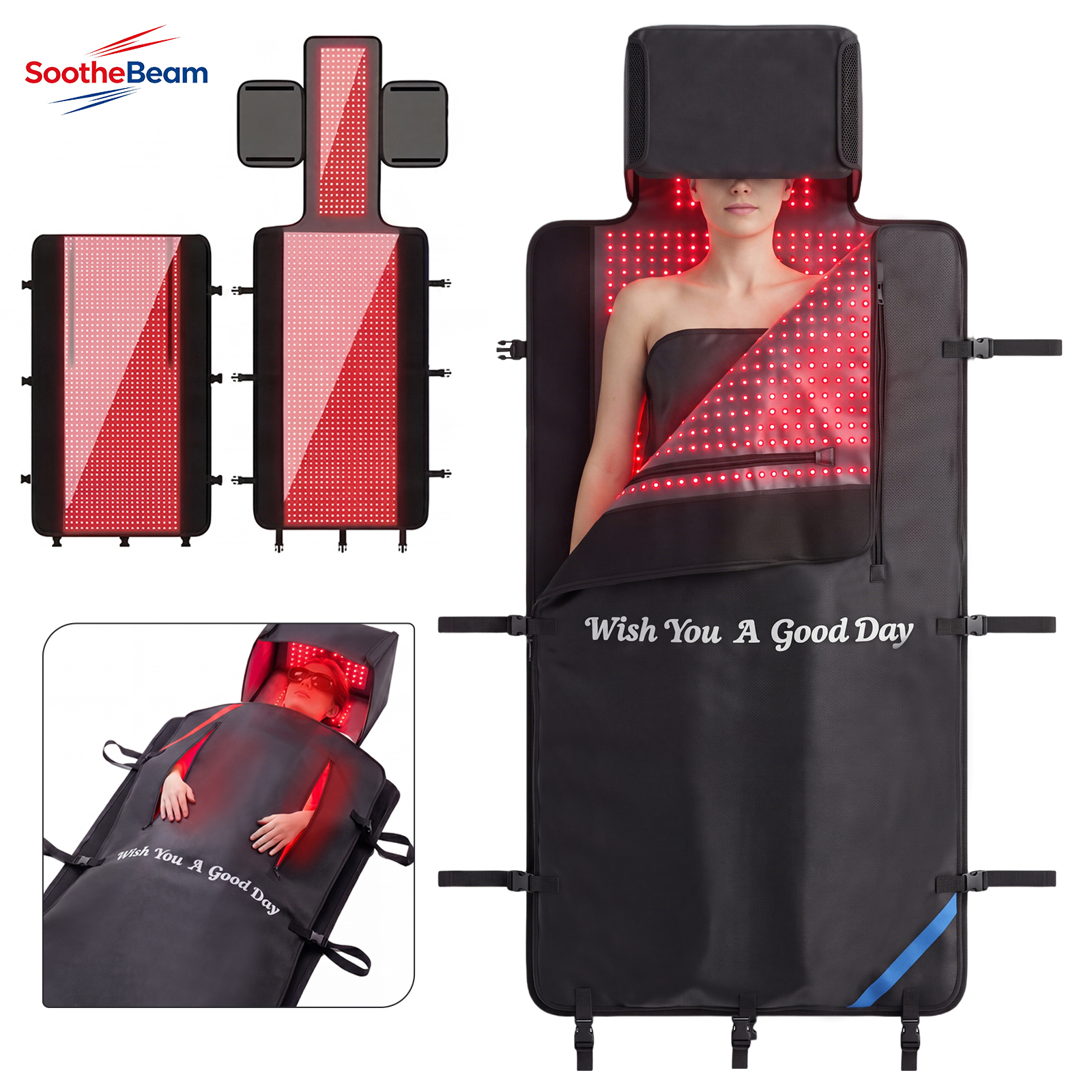 2880LEDs Red Light Therapy Mat - Galvanic Skin Sensor recension och pris