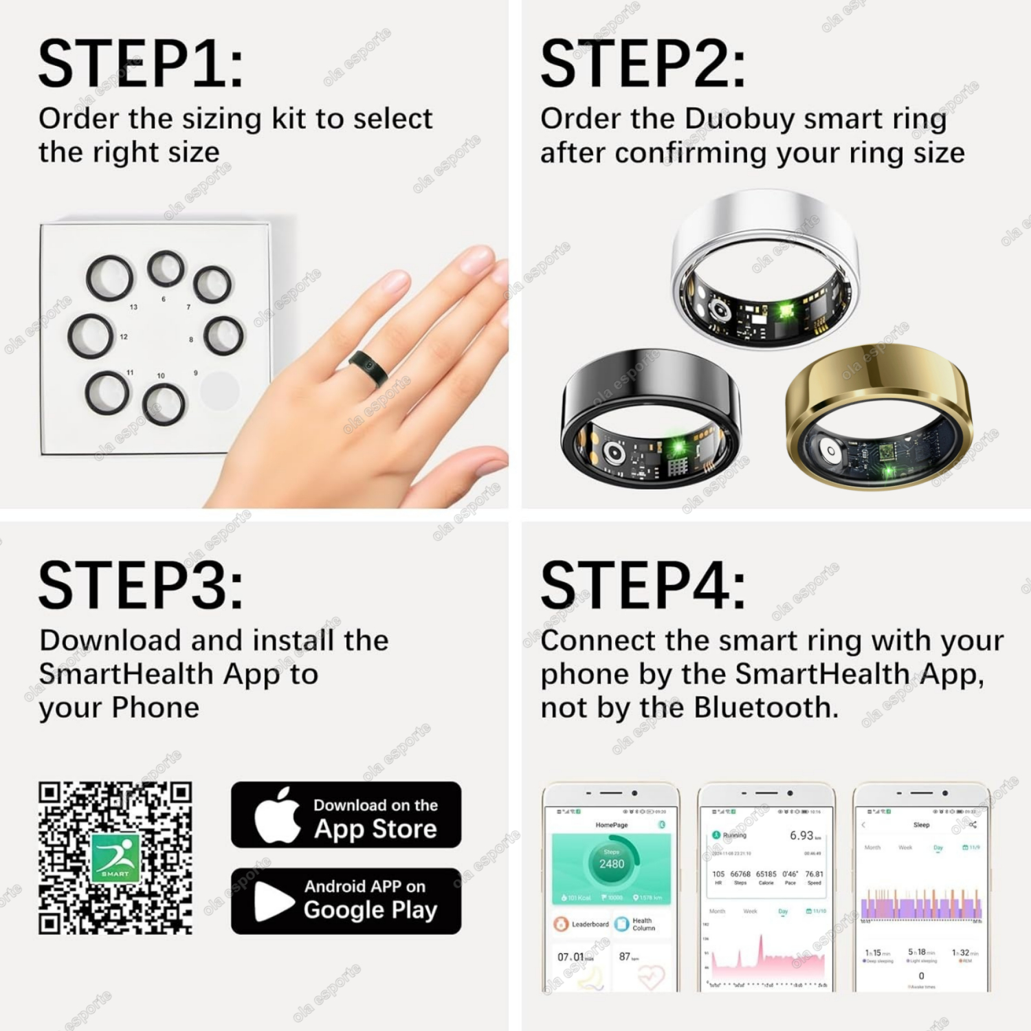 New R09 Smart Ring Men Women w - Temperature Ring Skin recension och pris