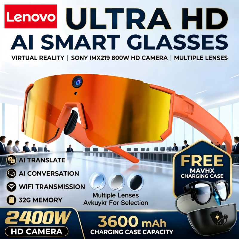 Lenovo AI Smart Glasses ChatGP - Smart Glasses Lens recension och pris