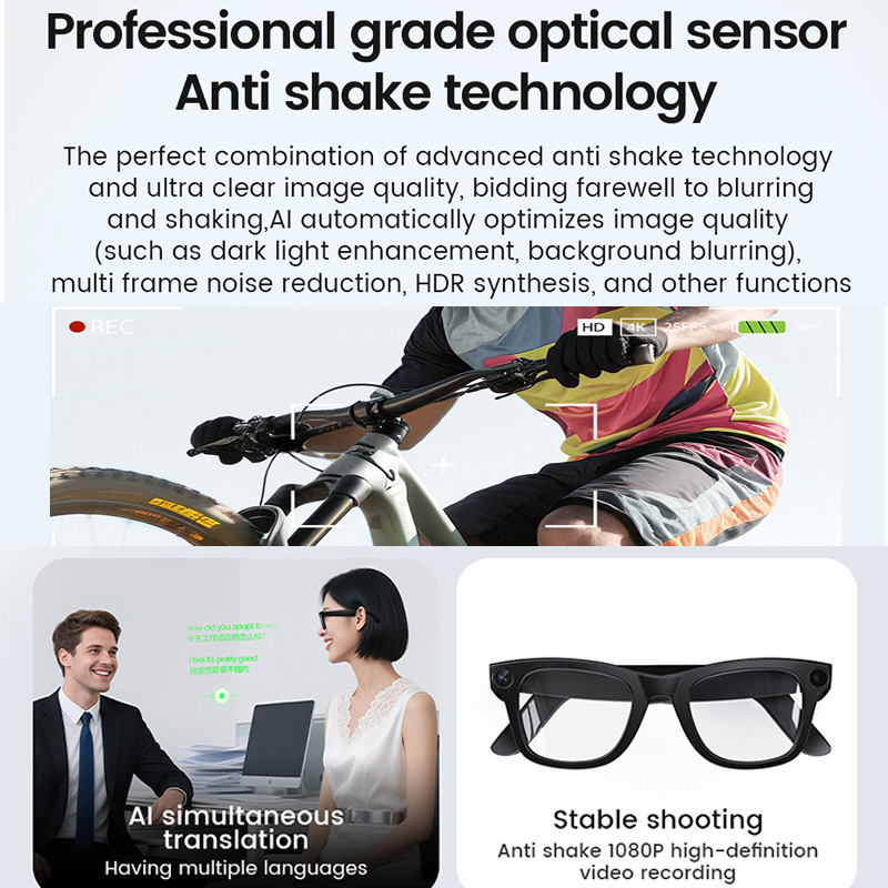New Smart Camera Glasses AI Vo - Smart Glasses Lens recension och pris