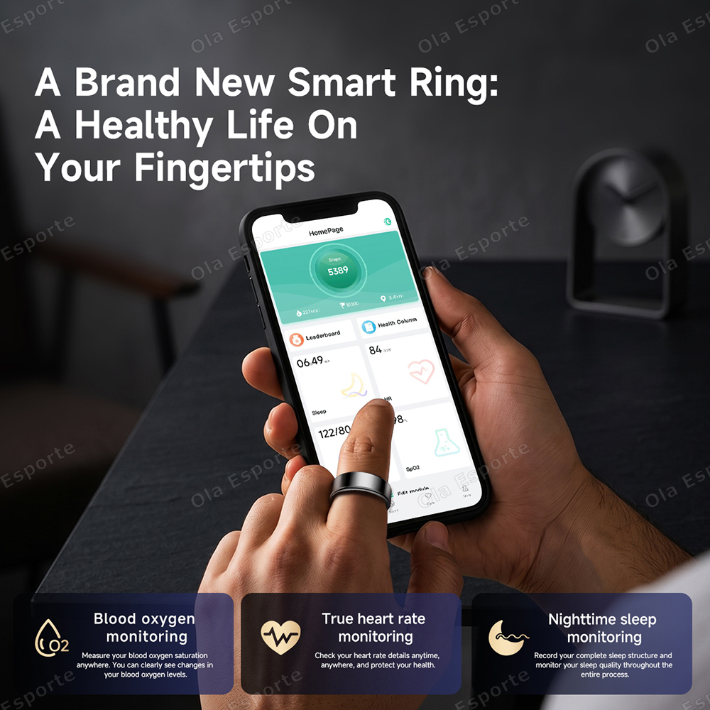 New R09 Smart Ring Men Women w - Temperature Ring Skin recension och pris