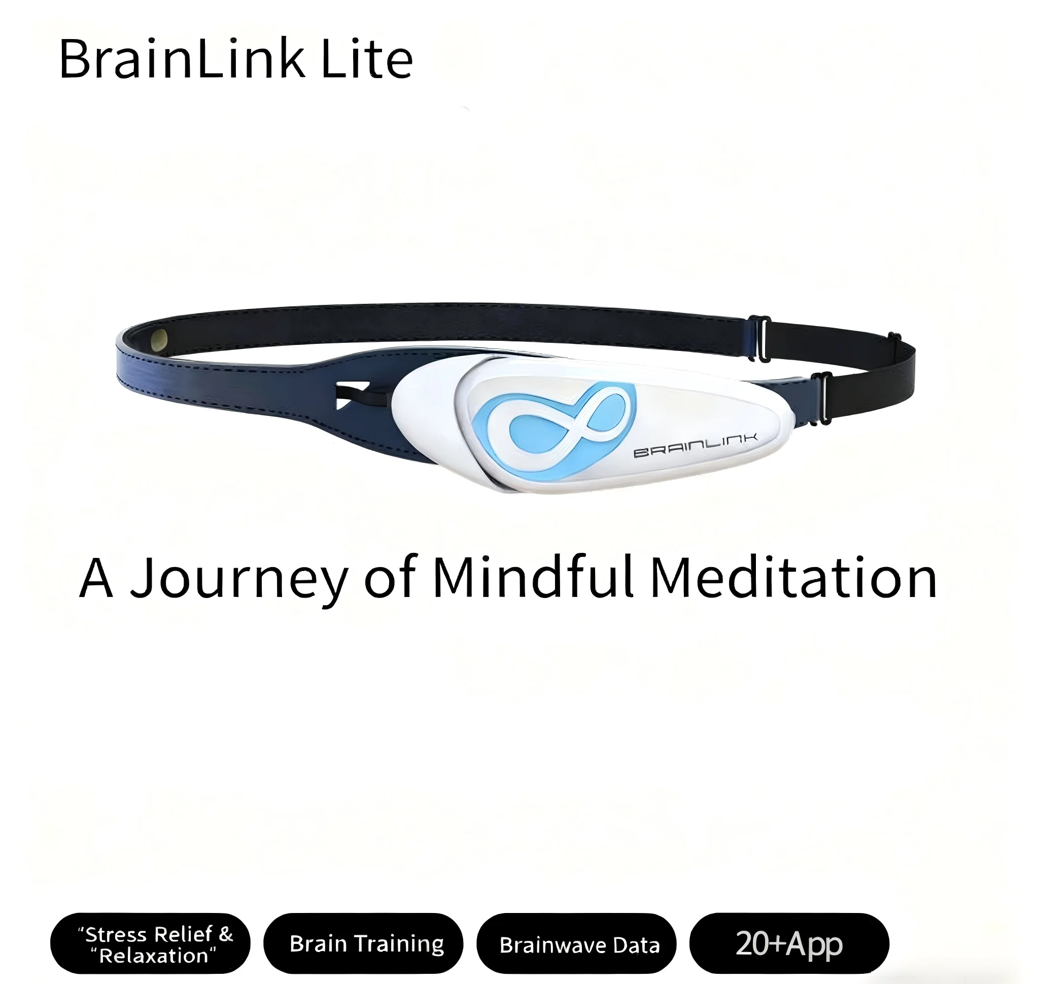 New Brainlink Lite EEG Dry Ele - Meditation Headband Eeg recension och pris