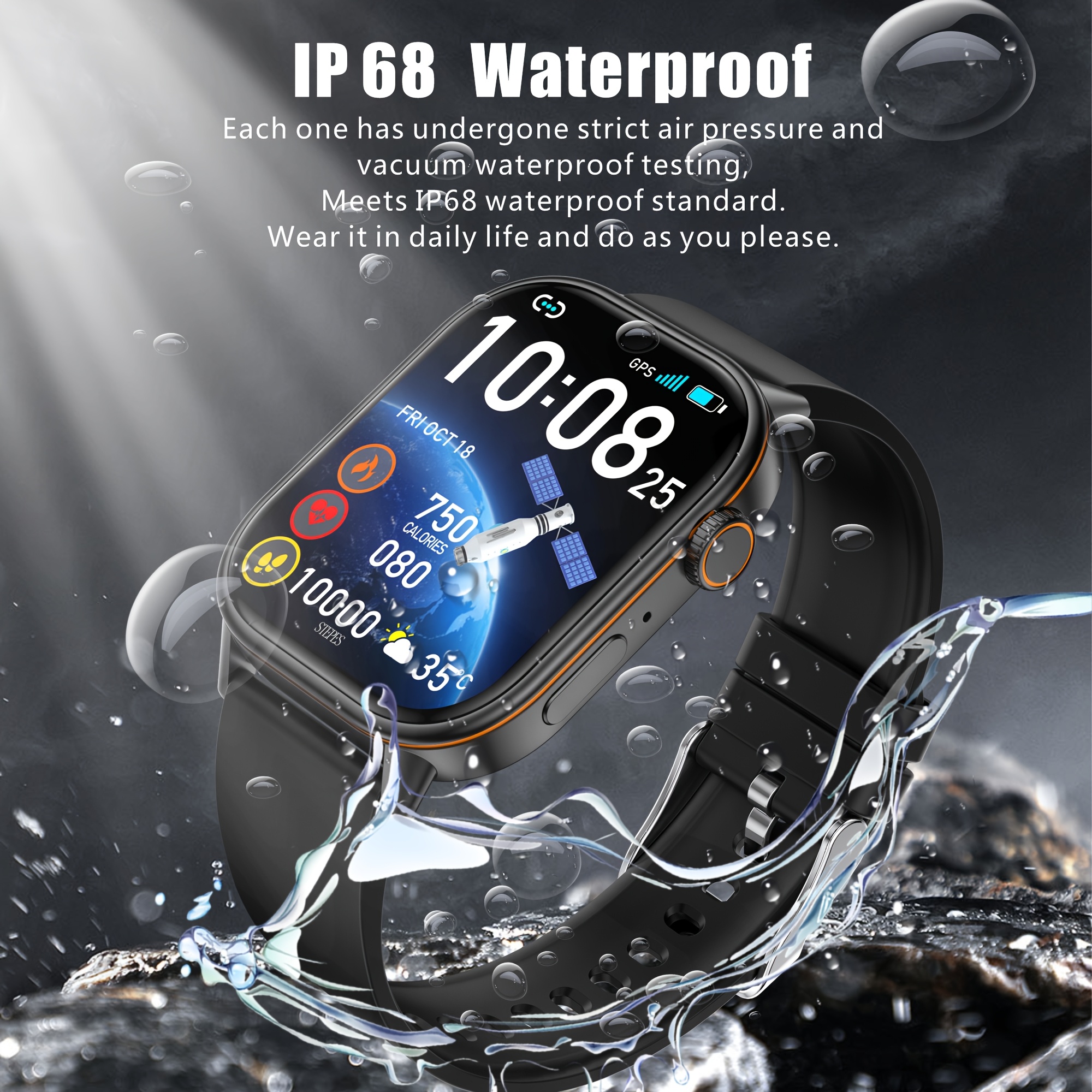 2025 GPS Positioning Smart Wat - Fall Detection Watch recension och pris