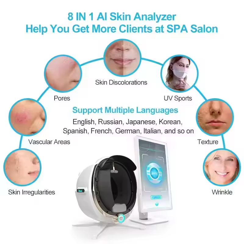 HD Camera 3D Magic Mirror Faci - Galvanic Skin Sensor recension och pris