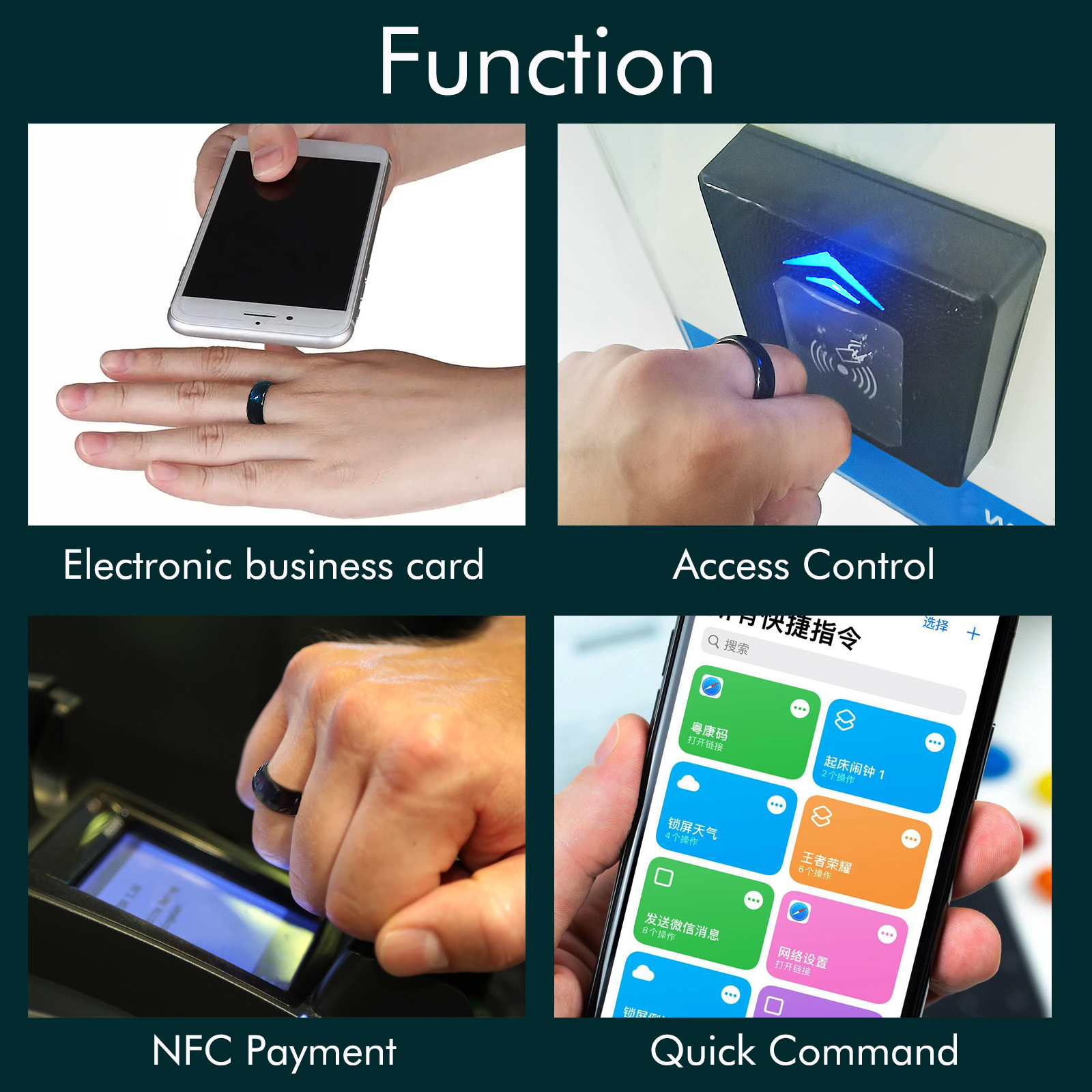 NFC Ntag216 Chip Ceramic Smart - Smart Ring Nfc Pay recension och pris